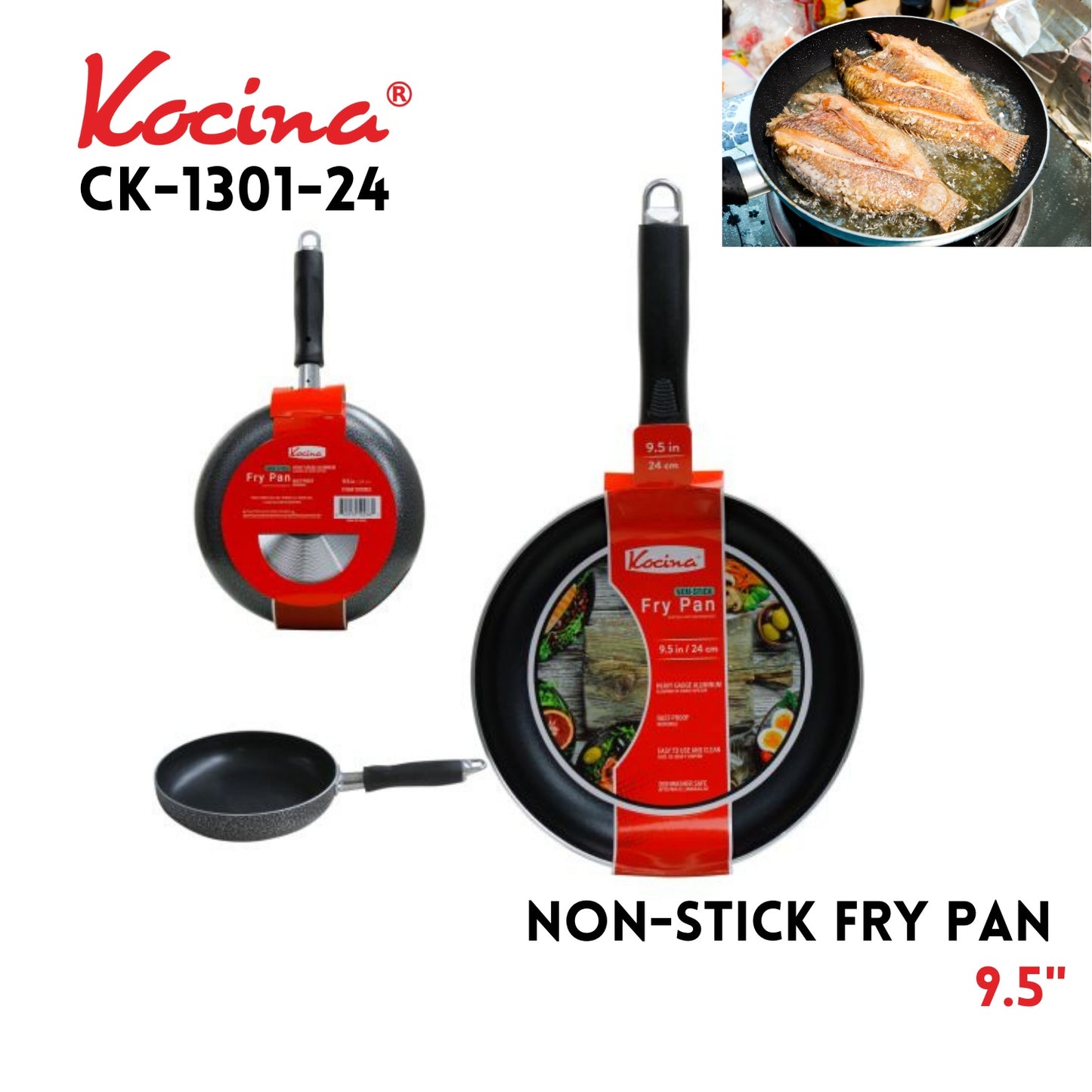 Non-Stick 9.5" Fry Pan/ 6212-24