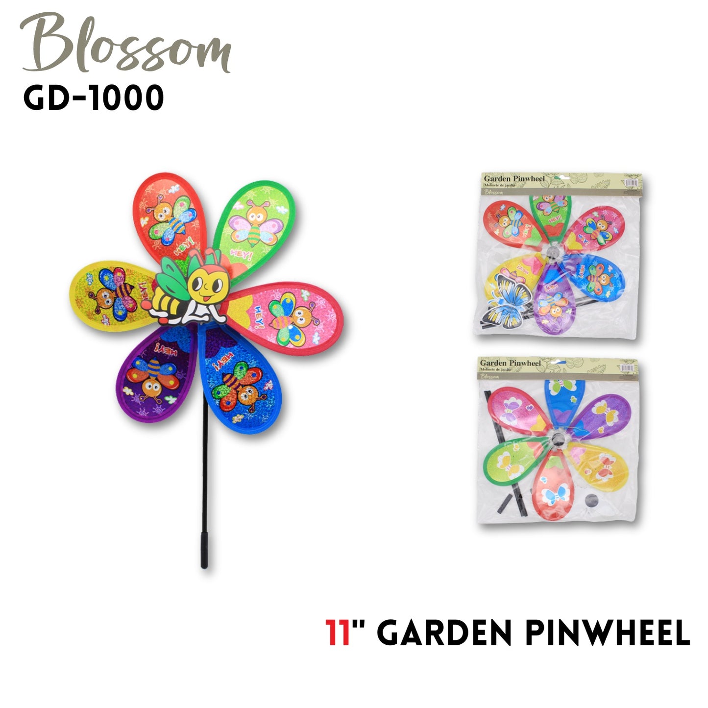 11" Garden Pinwheel