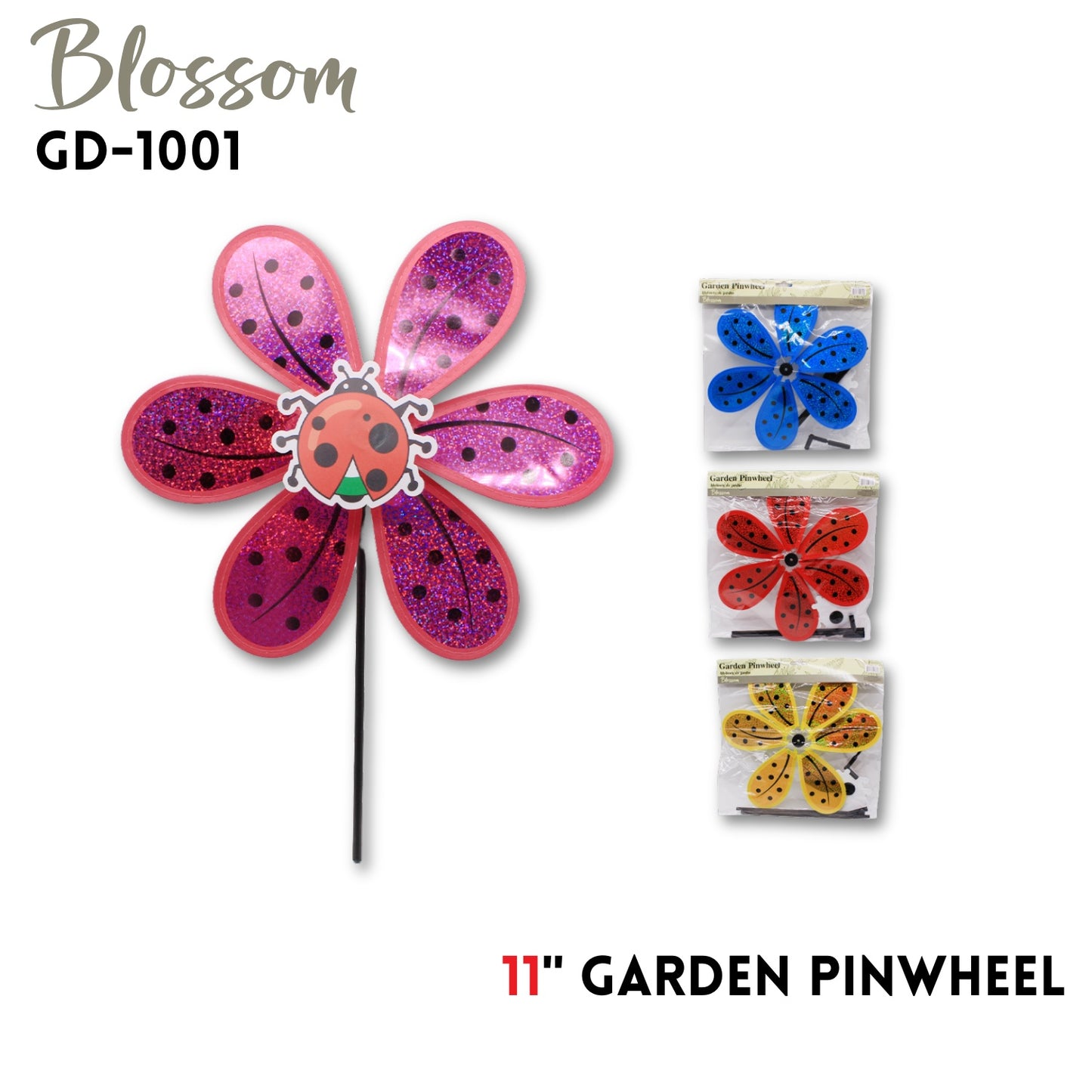 11" Garden Pinwheel