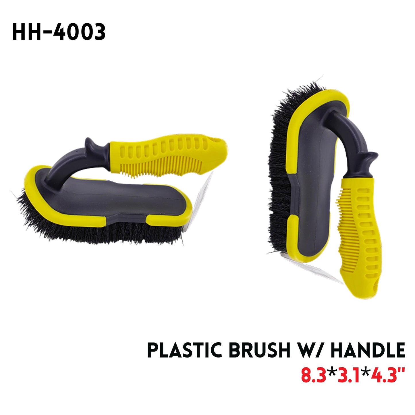 Brush with Handle, Plastic, 8.3"*3.1"*4.3", 280g