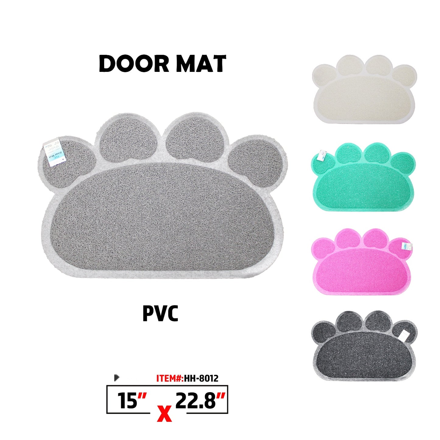 Door Mat 15"X22.83" Pvc