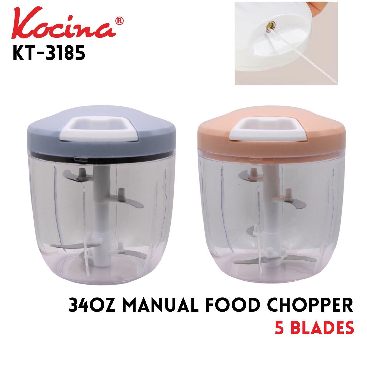 34oz Manual Food Chopper