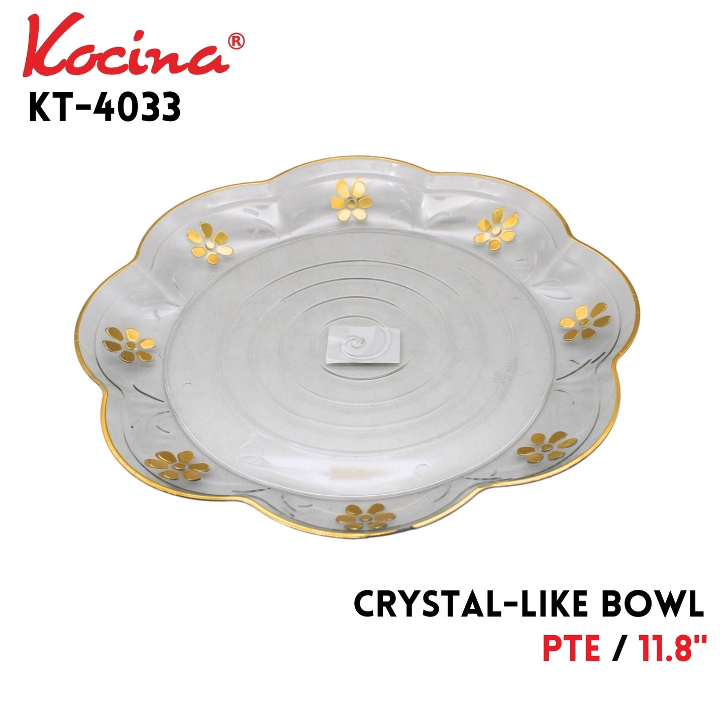 Crystal-like Bowl 11.8",PTE