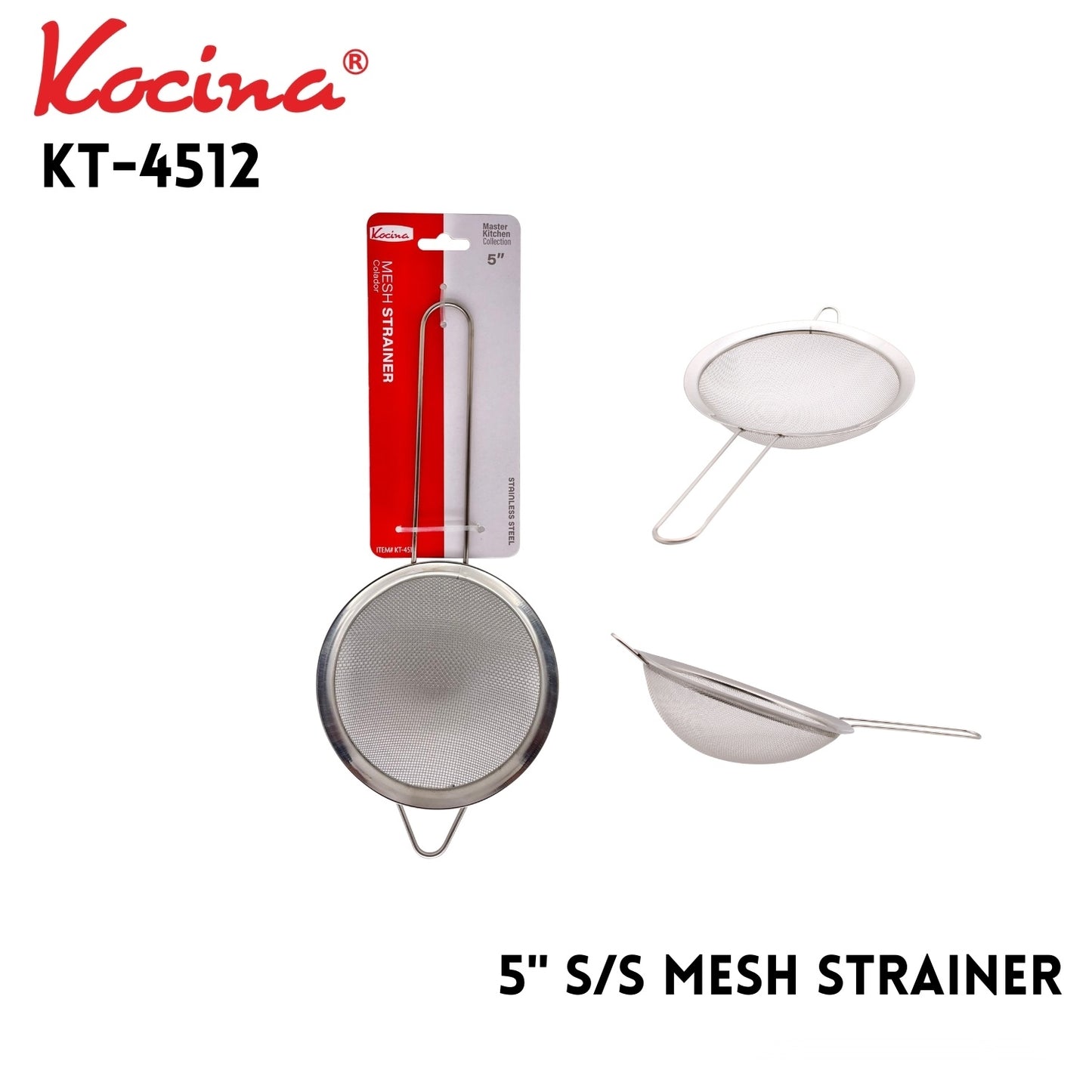 Mesh Stainer 5" Metal Handle