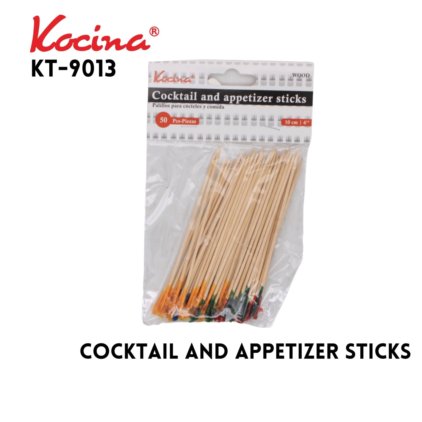 50pcs Cocktail and Appetizer Sticks, 10cm