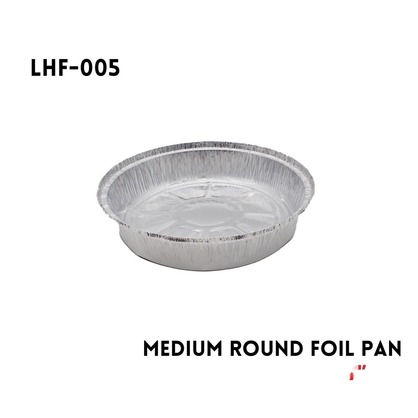 MEDIUM ROUND FOIL PAN 9" DIAMETER