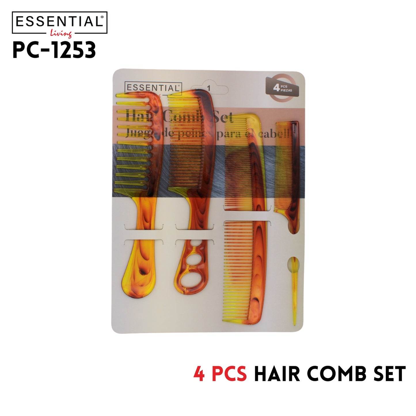 4pcs Hair Comb Set