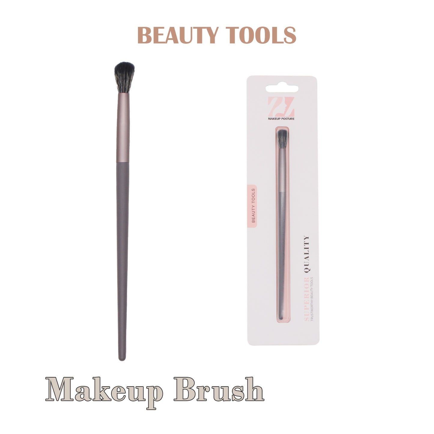 Makeup Brush, 6.5", Wood