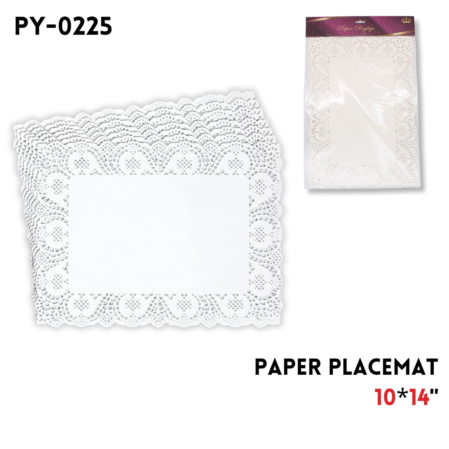 paper placemat 12pc 10"x14"