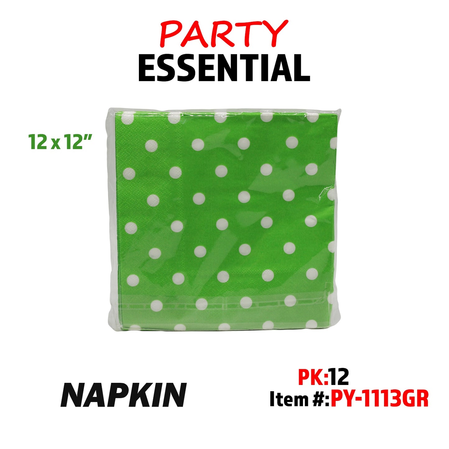 20pcs 12??x12"Napkin Greenn