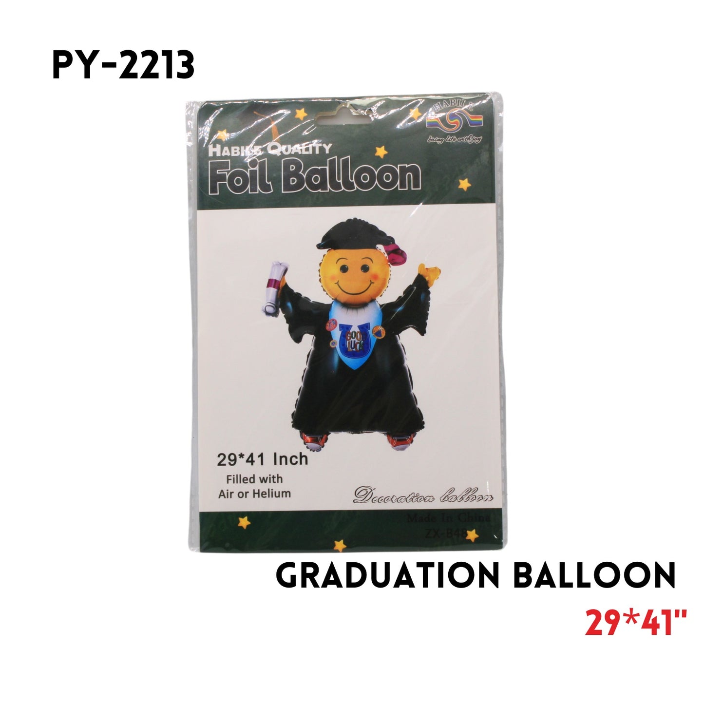 1PC Graduate Doctor, Foil Balloon 29"x41" hydrogen