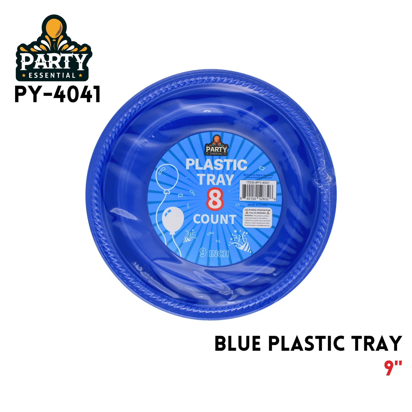 8pcs 9-inch Disc, D9"??H1" PS, Blue1
