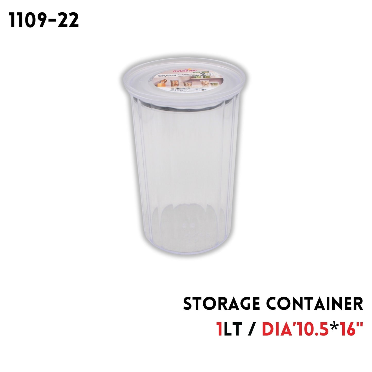 Crystal Srorage Box-2(1Lt)