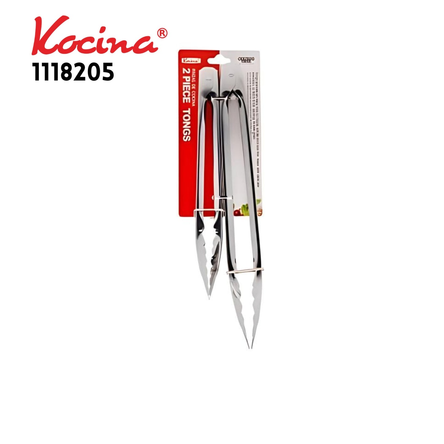 Alu. 2pcs Tongs 9" & 11"