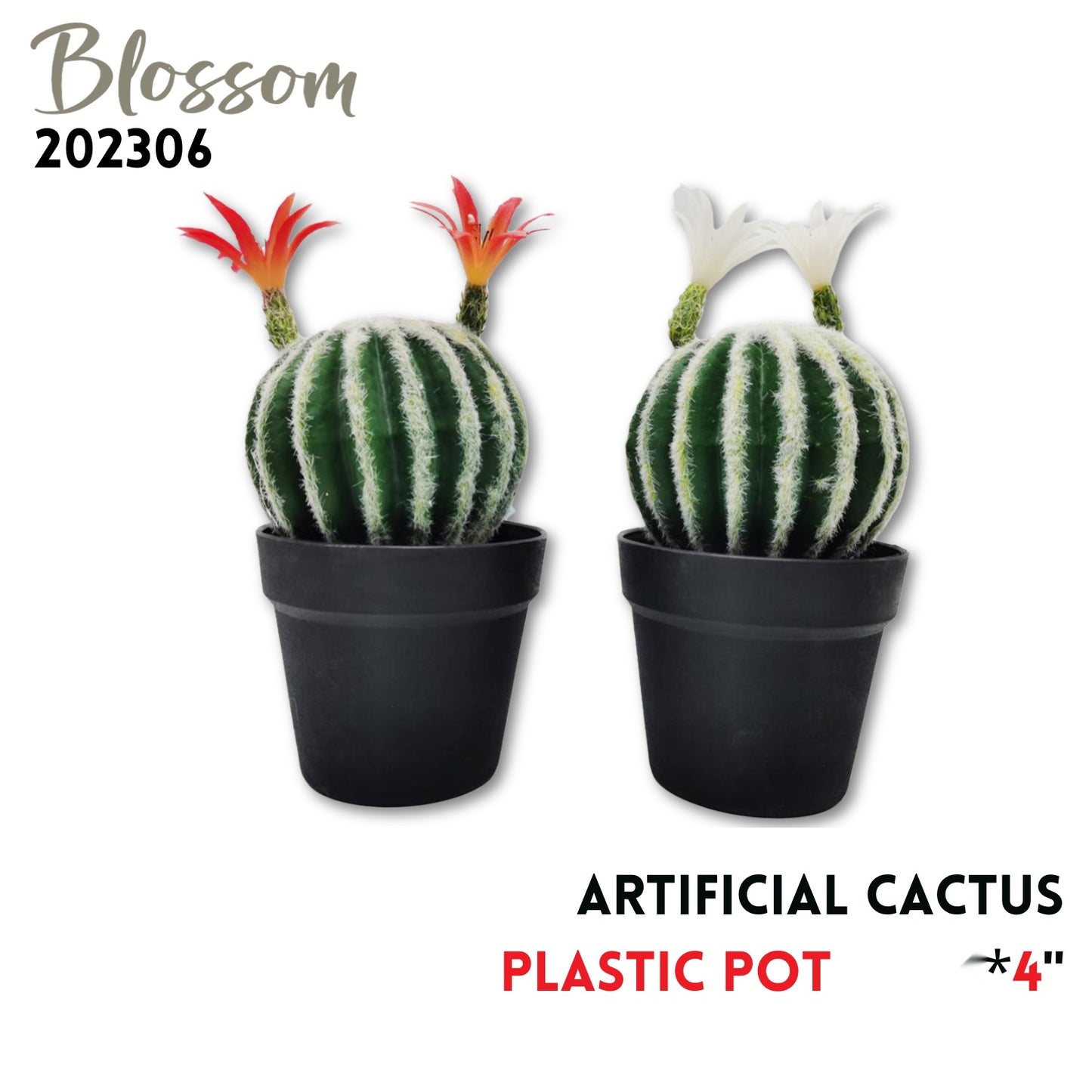 Artificial plant 10.5x4 plastic pot
