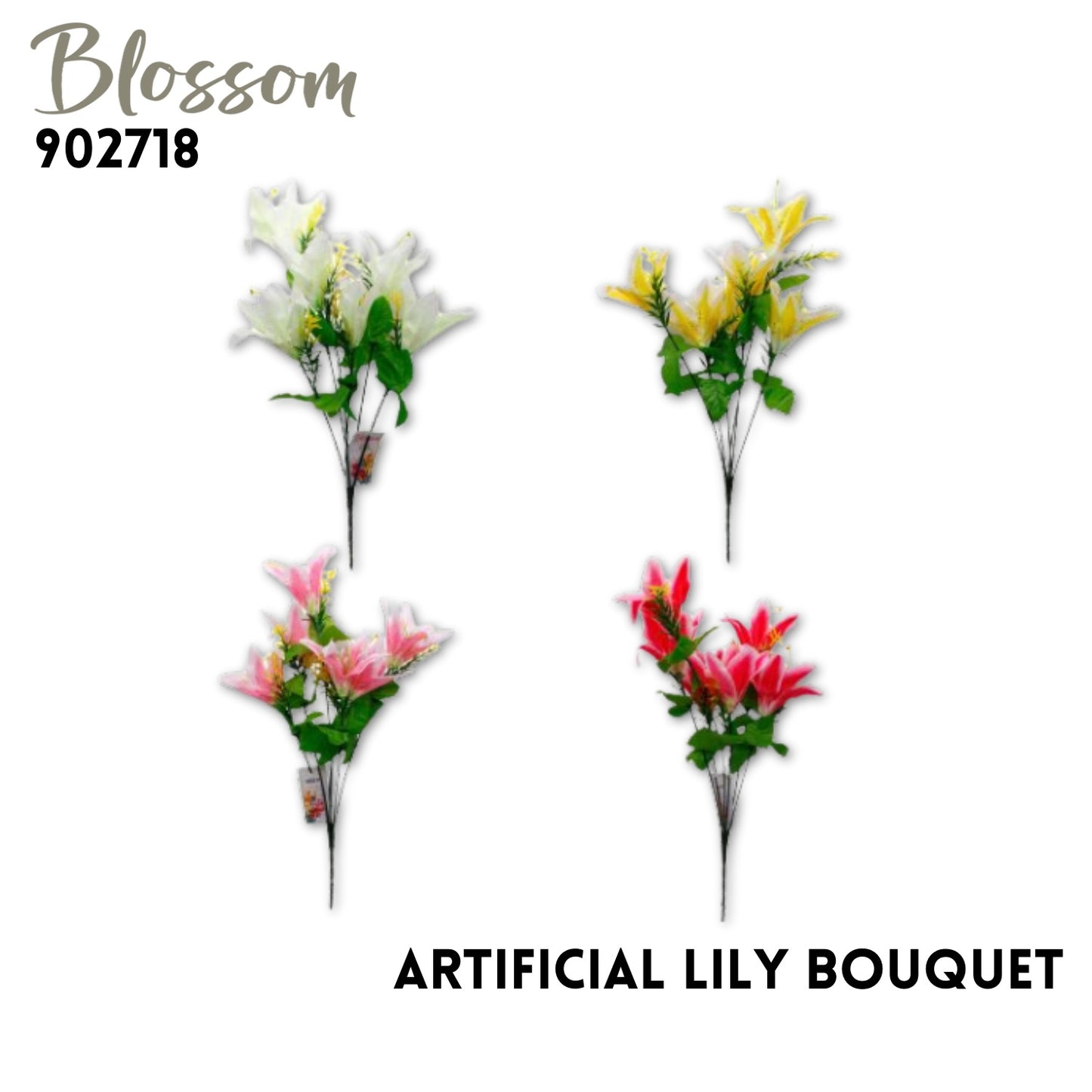 Artificial Lily Bouquet