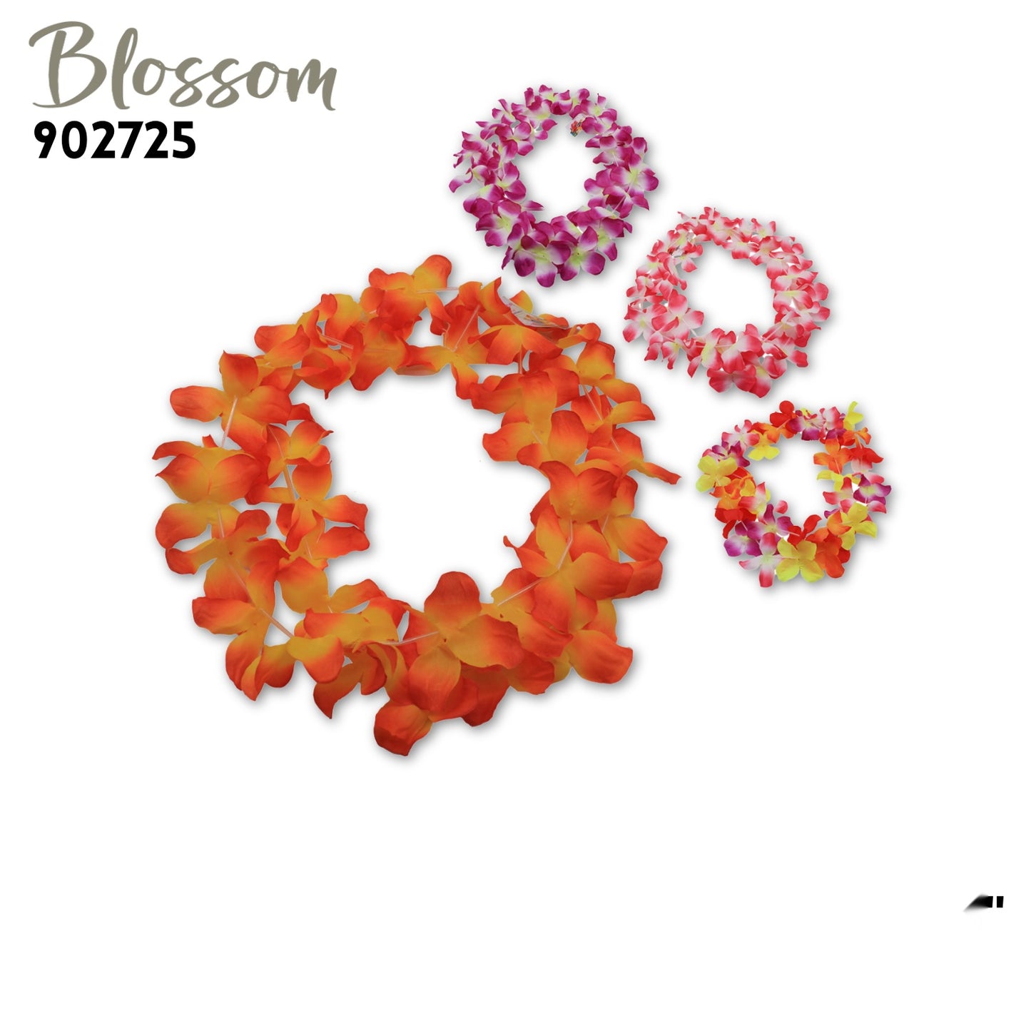 2Pcs Hawaii Flower Lei