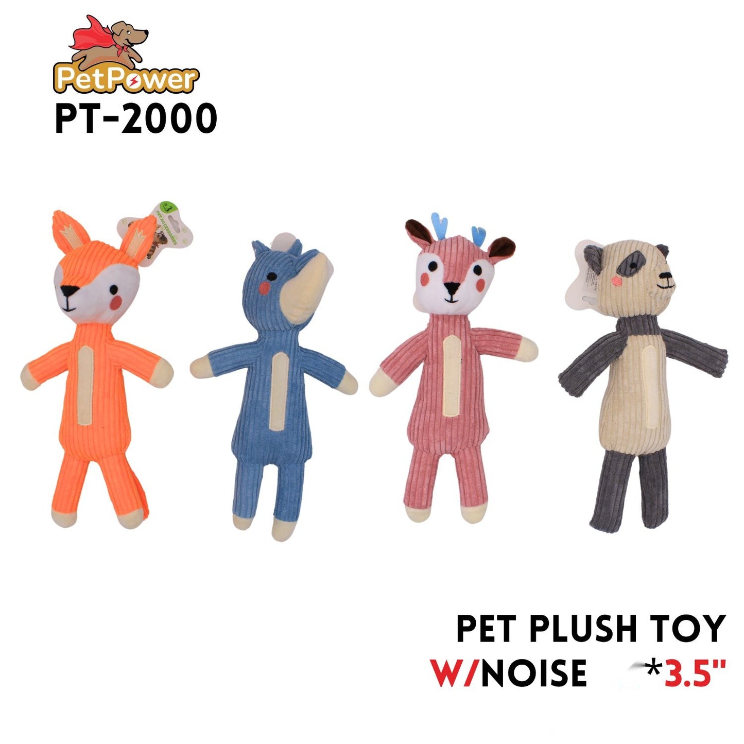 Pet Plush Toy 15x3.5"