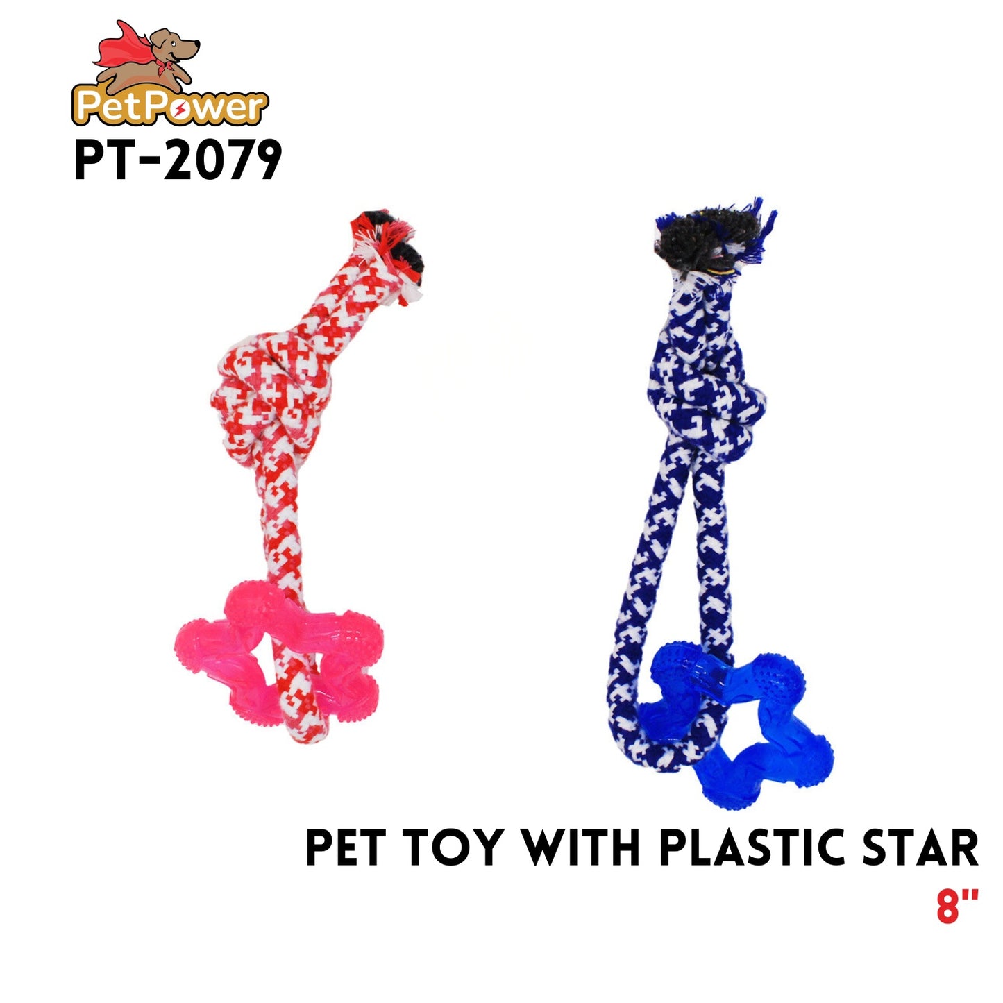 Pet Toy assorted colors 8"