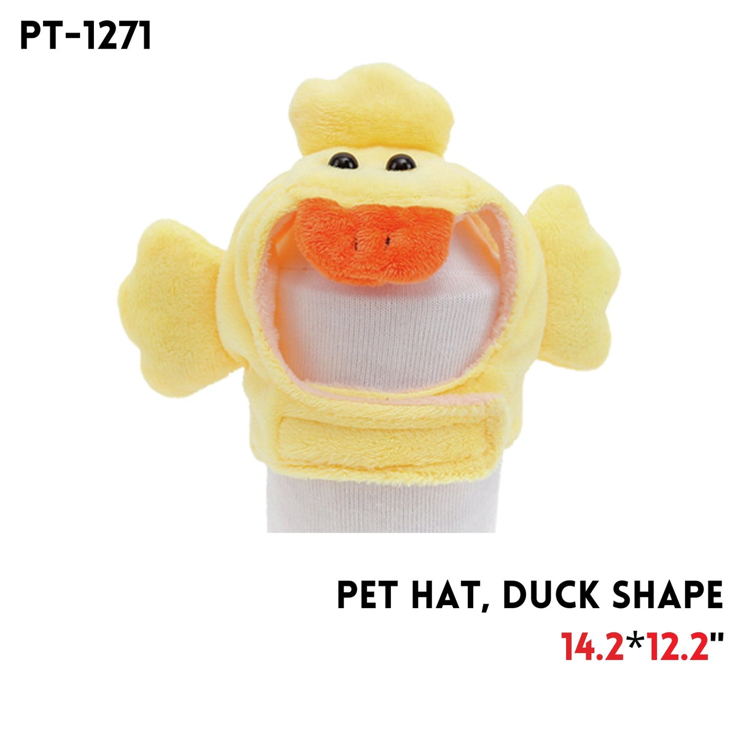 Pet Hatt, Duck Shape, 12.2“-14.2”