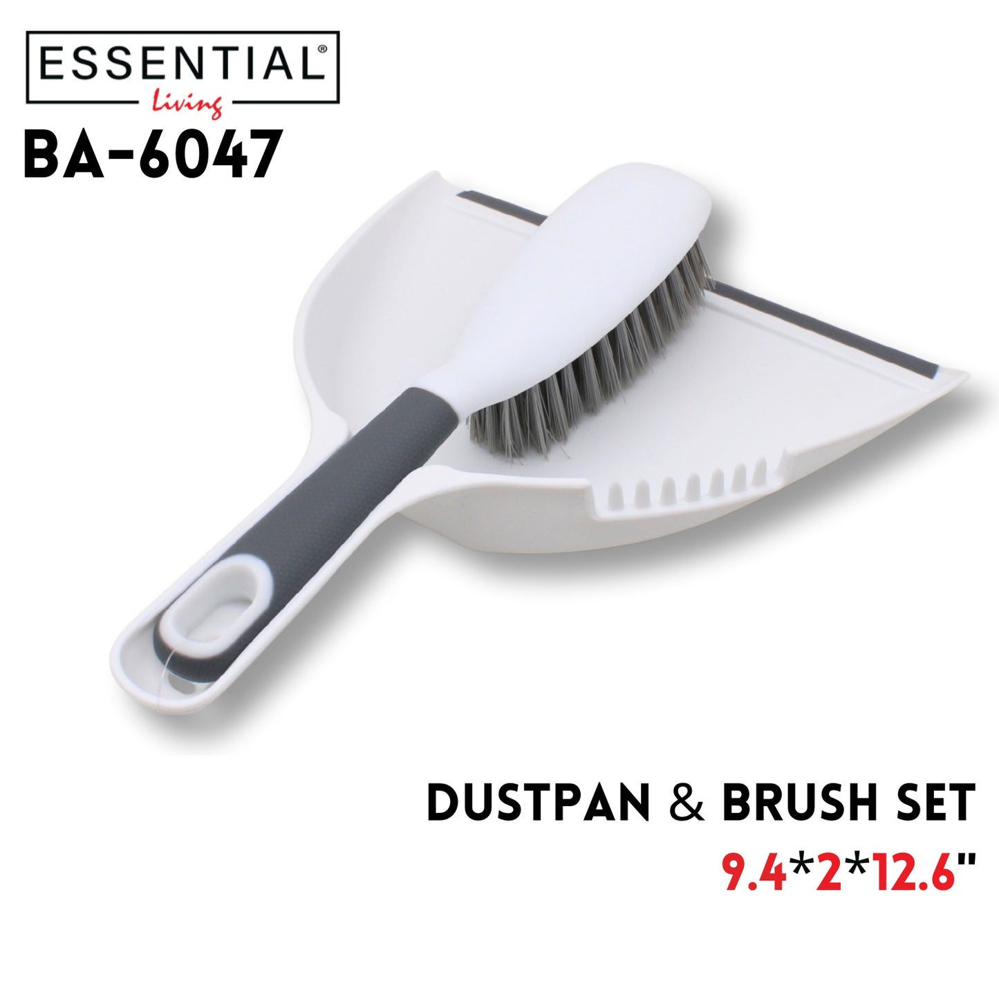 Dust Pan With Brush 9.4*2*12.6" Inch