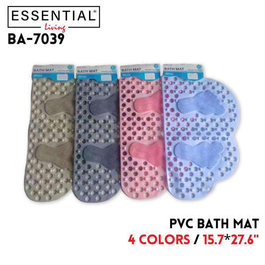 Bath Mat 15.7"x27.6", 3 Colors, PVC