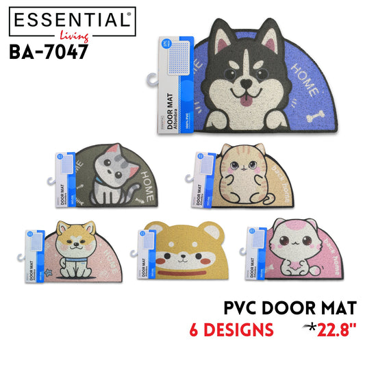 Door Mat 15"x22.8", 6 Colors, PVC