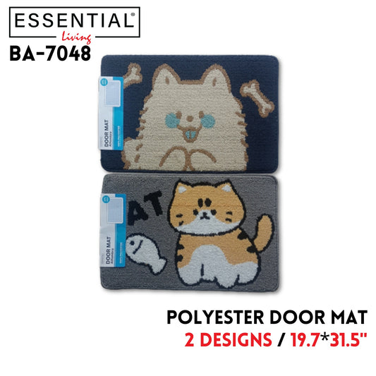Door Mat 19.7"x31.5", 2 Colors, Polyester