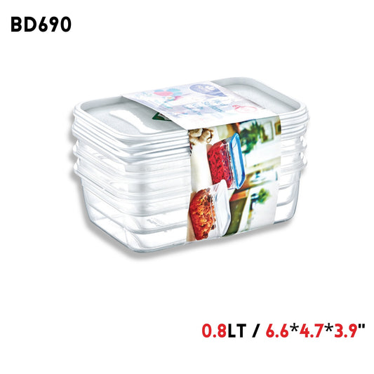 Flexi Box 3Piece Set No:1  (0.8 L)