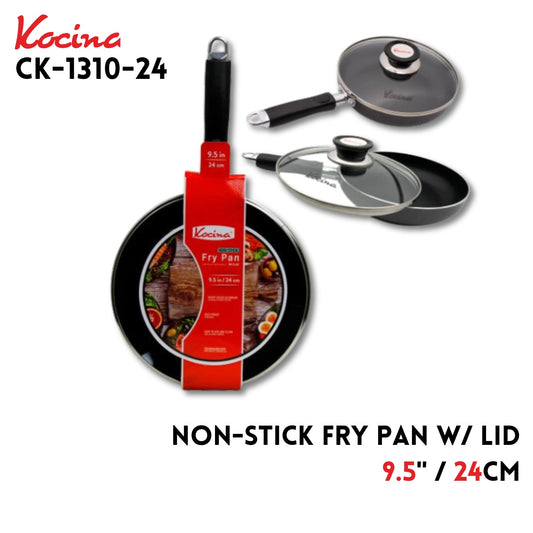 Non-Stick 9.5" Fry Pan with lid