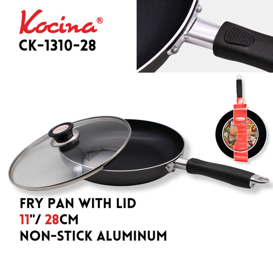 Non-Stick 11" Fry Pan with lid