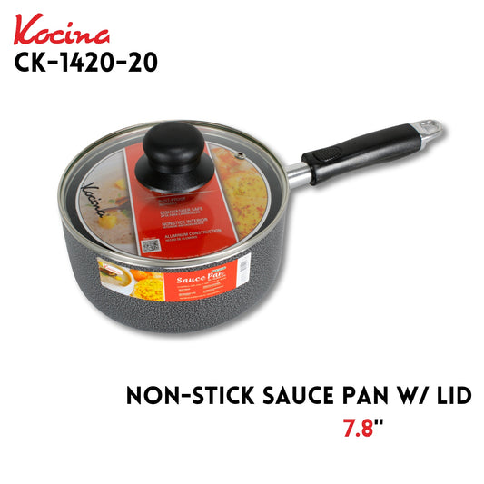 Non-Stick 3.5 Qt Sauce Pan w/ Lid