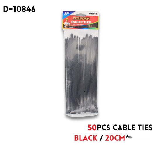 50pc 8" Cable Ties