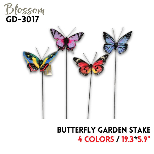 Butterfly Garden Stake 19.3"*5.9", 4 colors