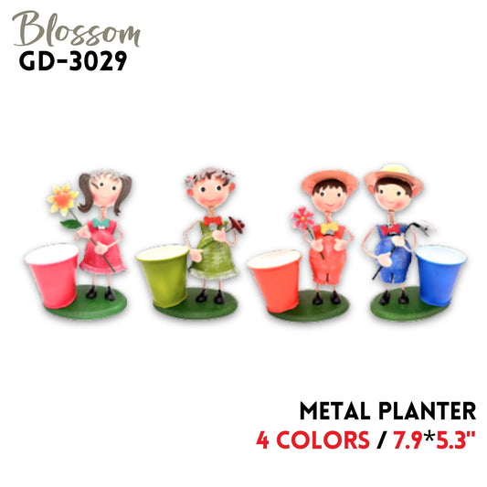 Metal Planter, 7.9"*5.3", 4 colors