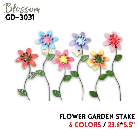 Flower Garden Stake, 23.6"*5.5", 4 colors