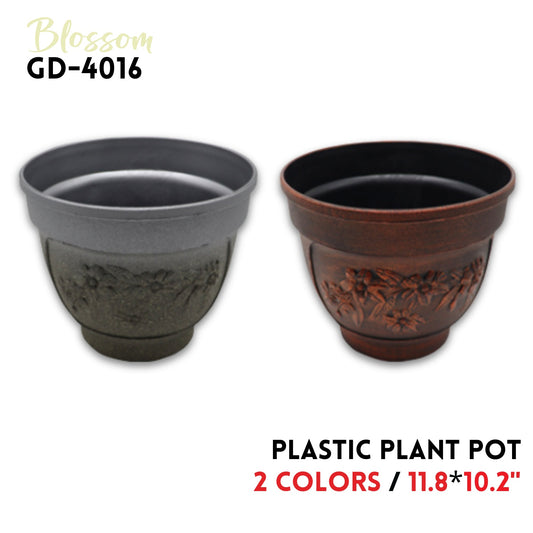 Plastic  Plant Pot 11.8"x10.2",2 colors