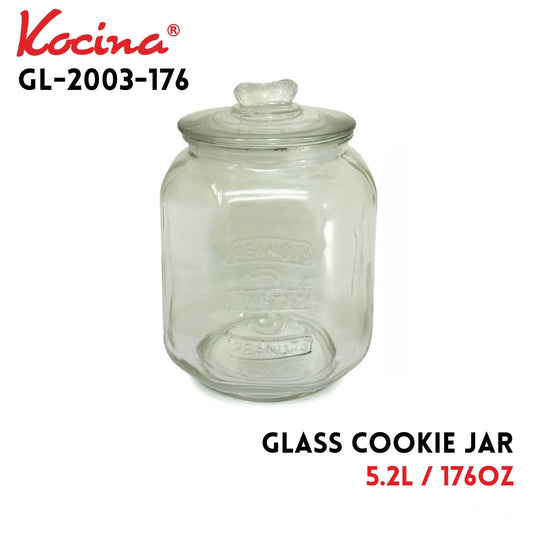 Glass Cookie Jar 5.2 L