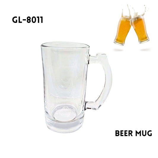 Beer Mug, D3.5"xH7",750ml (25oz) ,Glass