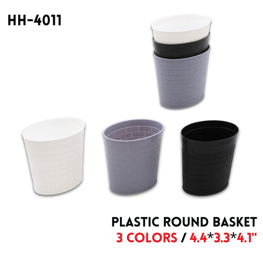 Round Basket, Plastic, 4.4"*3.3"*4.1", 40g