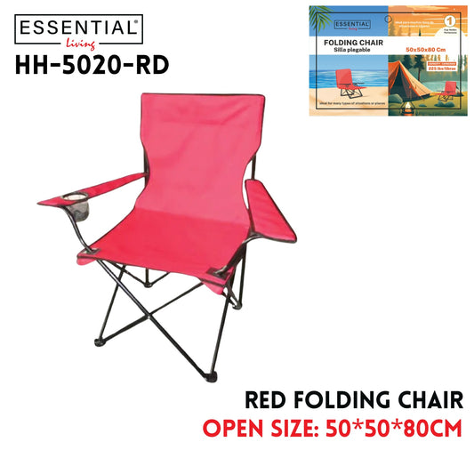 Red Camping Chair -----Large Armrest Chair