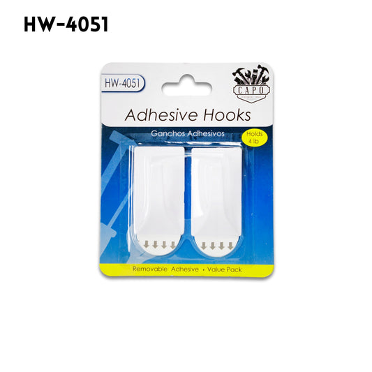 2pk Damage Free Adhesive Hooks