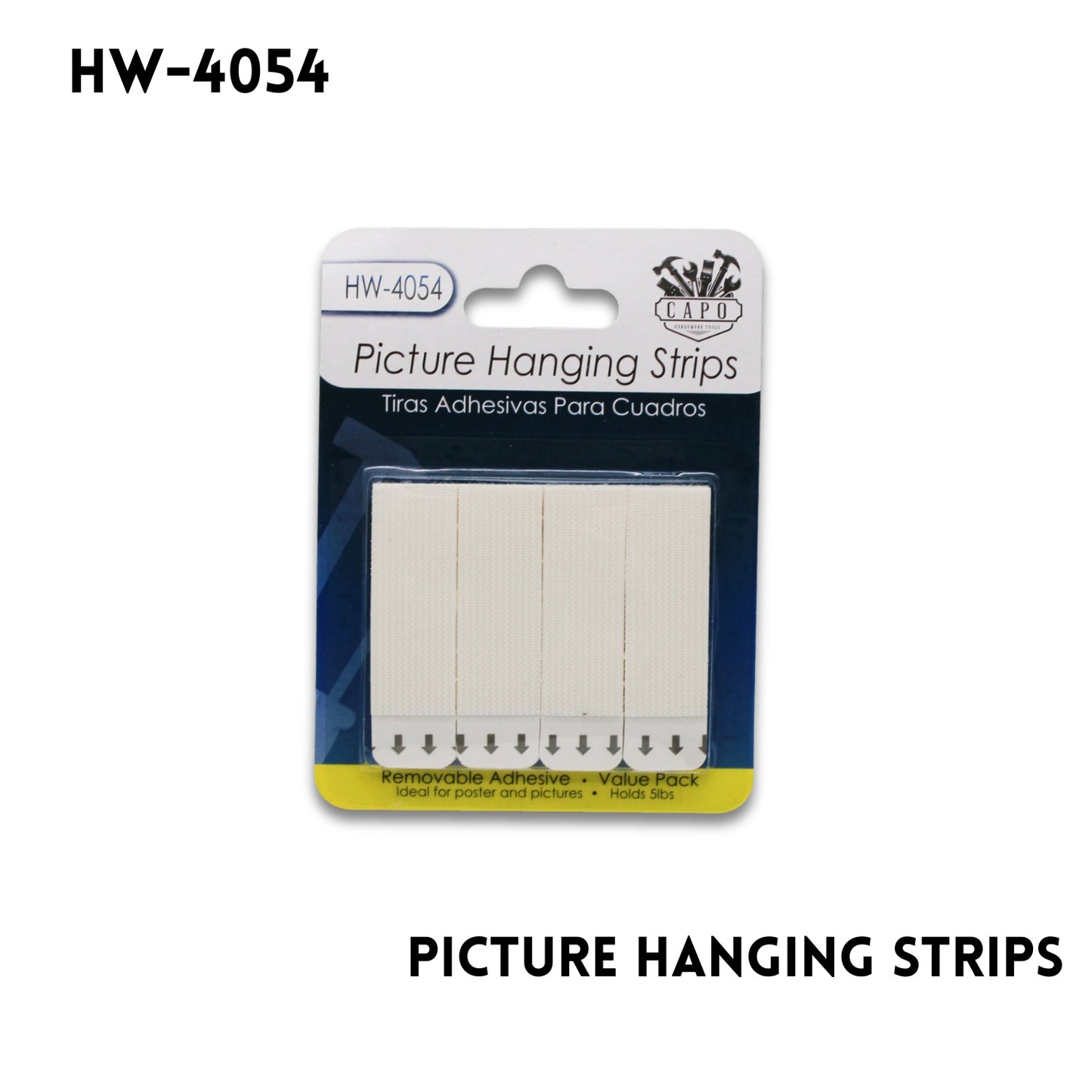 Removable picture strips
