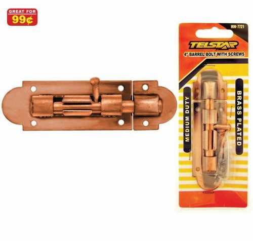 4" Barrel Bolt Bronze