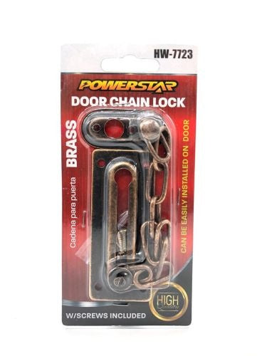 Chain Door Guard 4.5in  Brass