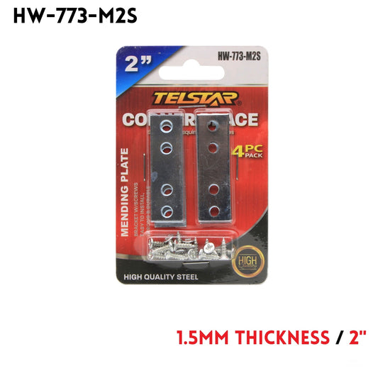 4PCS 2" MENDING PLATE #1953, width: 15mm, thickness: 1.5mm