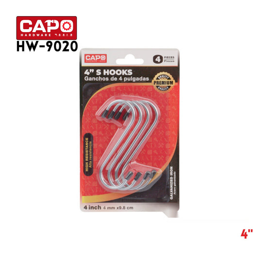4pcs Hooks 4"