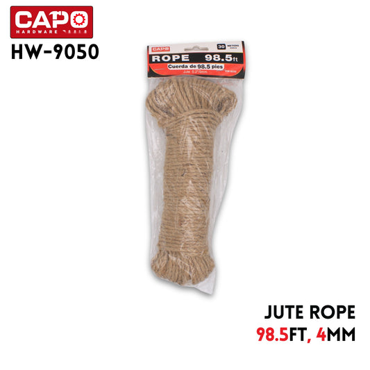 4mm Jute Rope 98.5FT