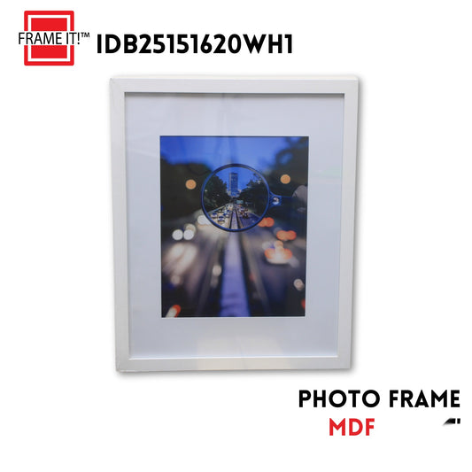 MDF 16x20  PHOTO FRAME WHITE MOULDING