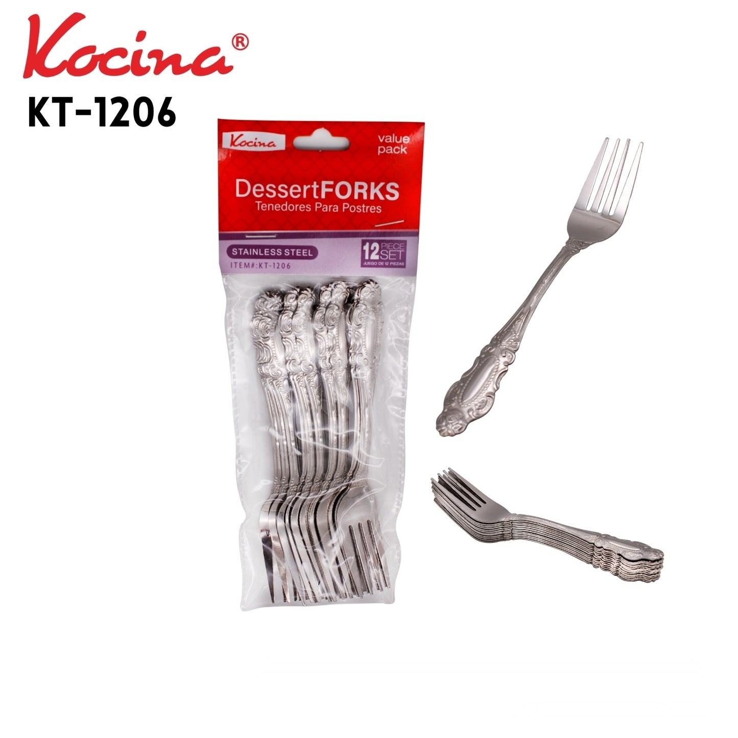 S/S 12ct Dessert Fork